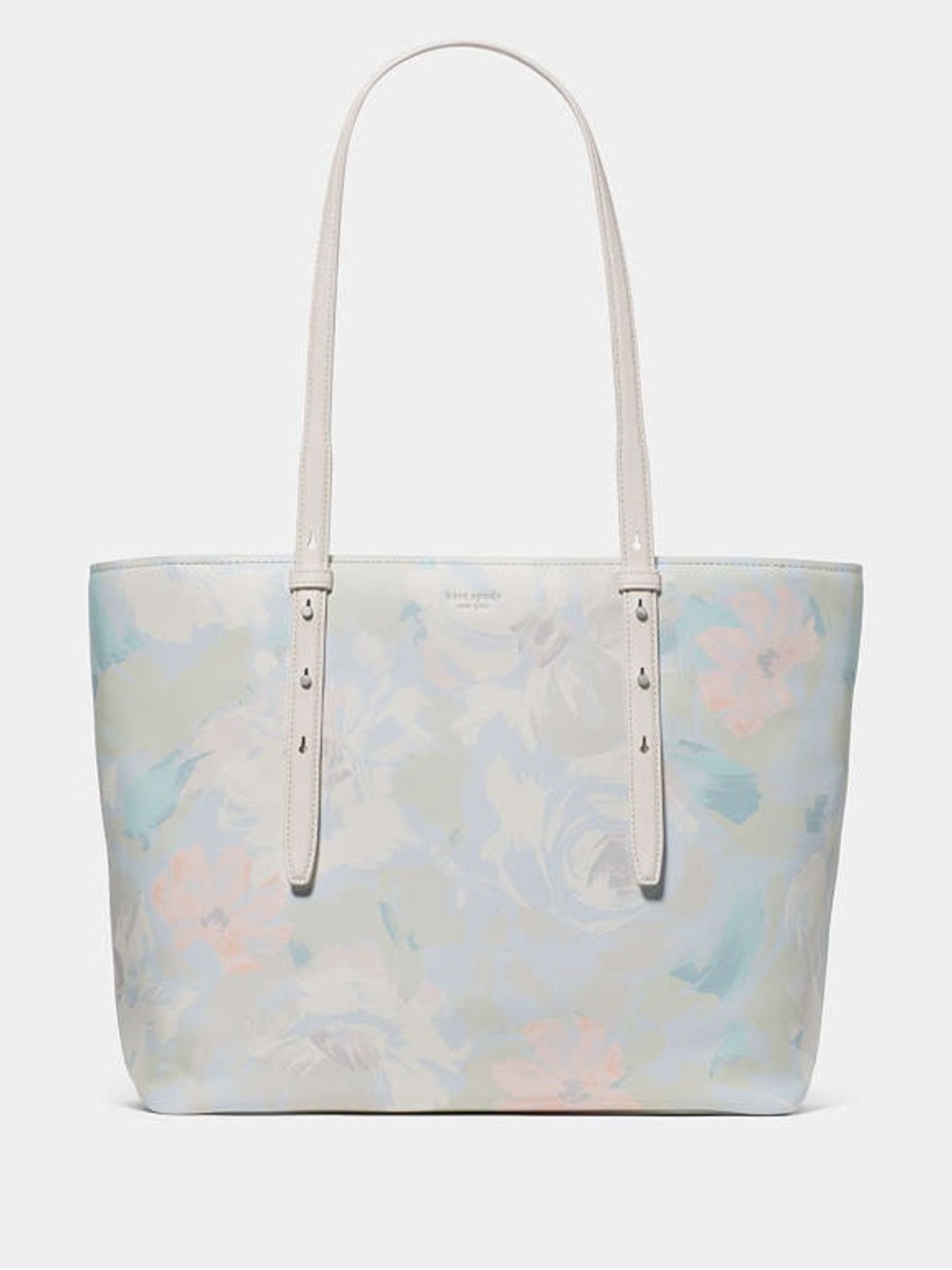 NWT Kate Spade Do It All Hidden Garden Leather Tote Bag Pastel Floral K0373